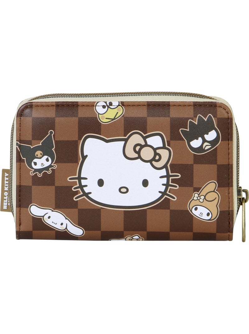 Hello Kitty Squares Billetero, Marrón Marrón - Kiabi