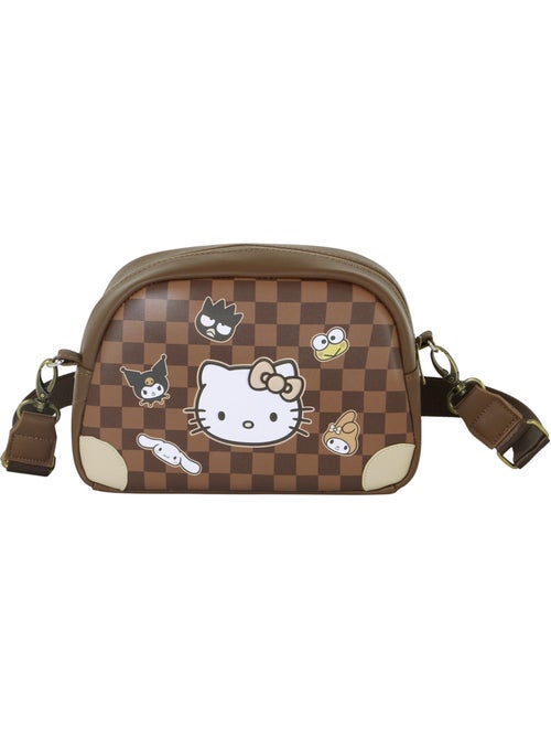 Hello Kitty Squares Bolso Bandolera Bowling Lite, Marrón - Kiabi Hello Kitty Squares Bolso Bandolera Bowling Lite, Marrón - Kiabi