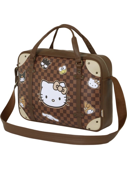 Hello Kitty Squares Bolso para Portátil Laptop, Marrón - Kiabi Hello Kitty Squares Bolso para Portátil Laptop, Marrón - Kiabi
