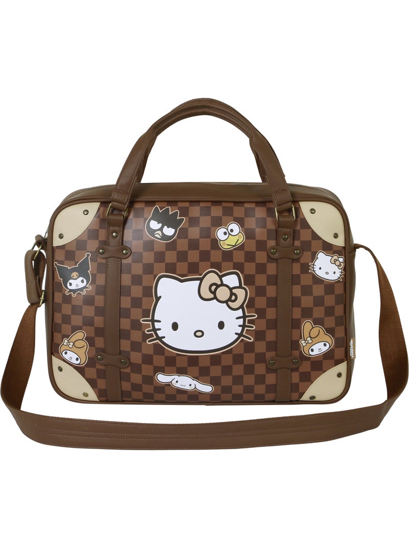 Hello Kitty Squares Bolso para Portátil Laptop, Marrón Marrón - Kiabi