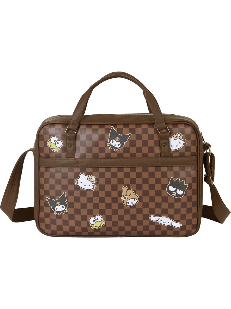 Hello Kitty Squares Bolso para Portátil Laptop, Marrón Marrón - Kiabi