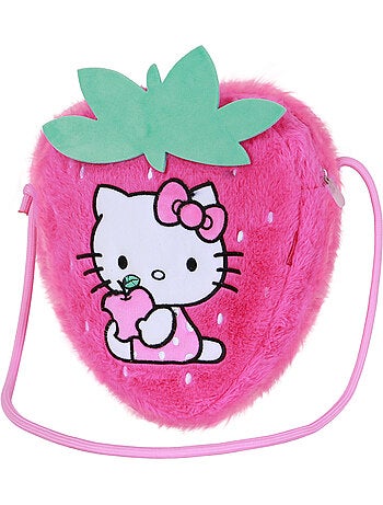 Hello Kitty Strawberry Bolso Bandolera Soft, Rosa