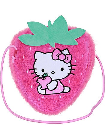 Hello Kitty Strawberry Bolso Bandolera Soft, Rosa