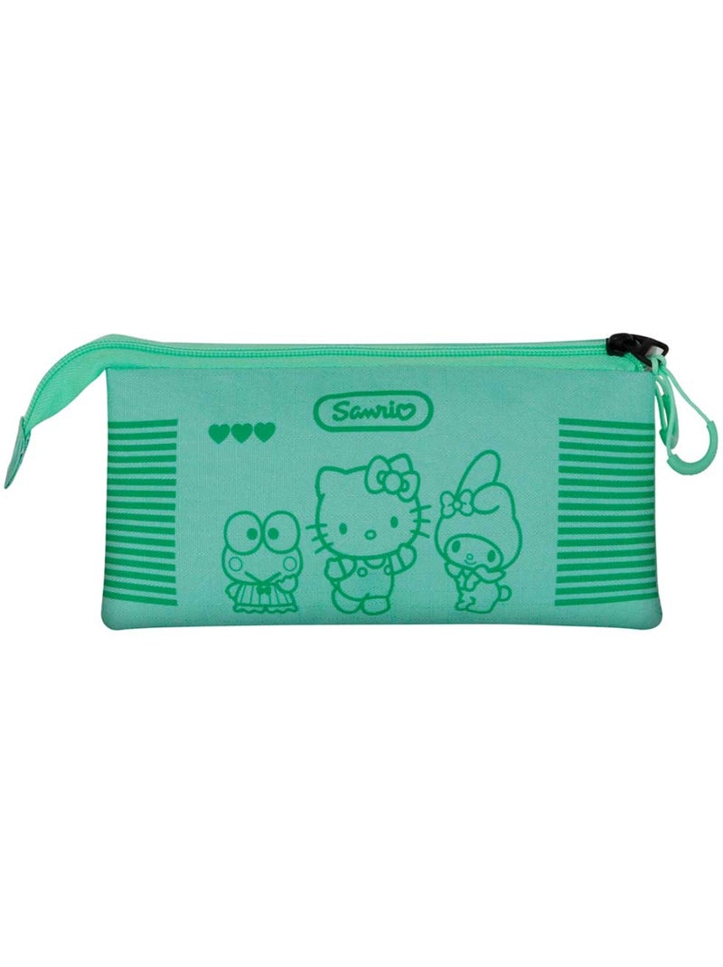 Hello Kitty Videogame Estuche Portatodo Triple, Turquesa Azul turquesa - Kiabi