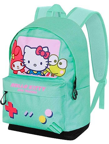 Hello kitty videogame mochila hs fan 3.0, turquesa