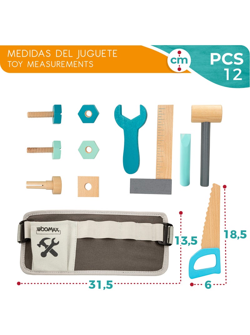 Herramientas de madera para niños WOOMAX N/D - Kiabi