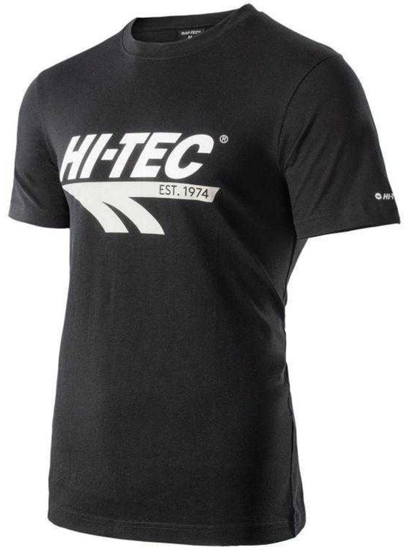 Hi-Tec - Camiseta Diseño Retro para Hombre Negro - Kiabi