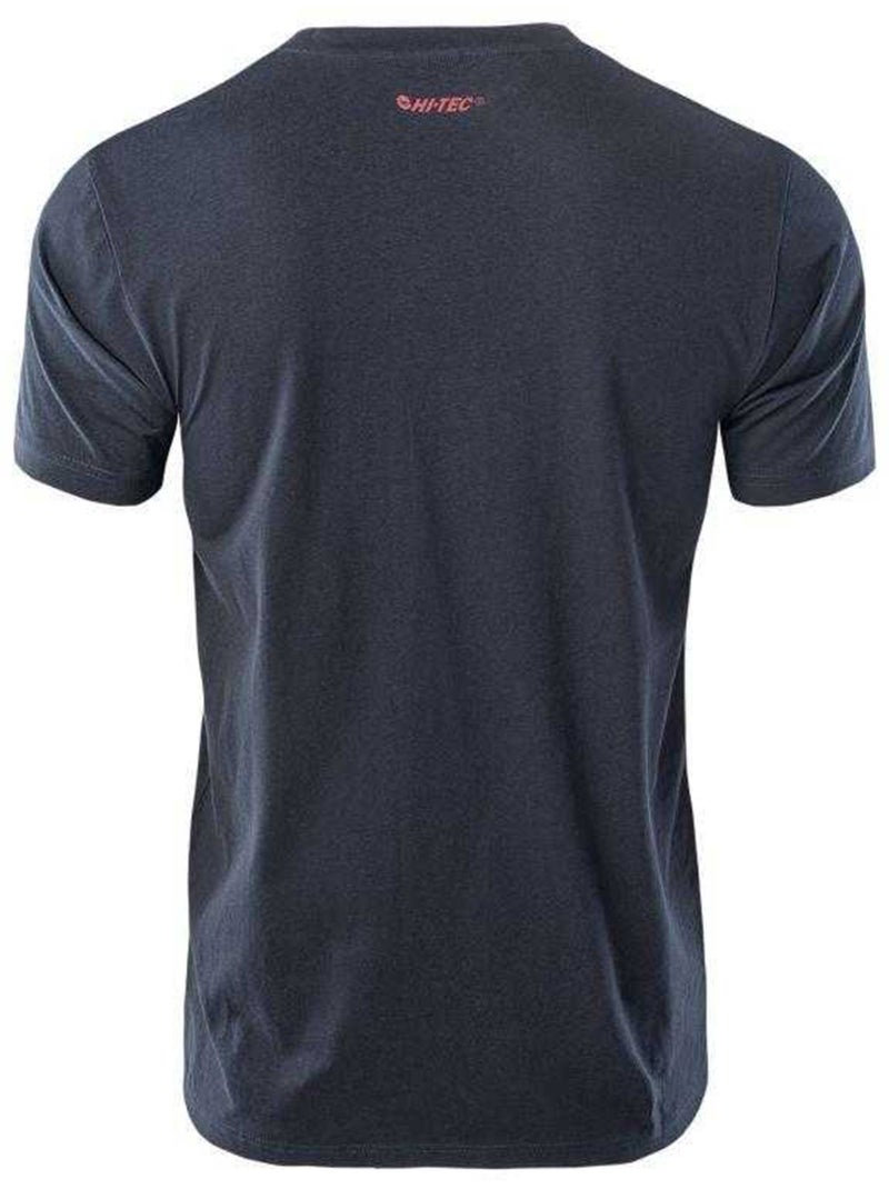 Hi-Tec - Camiseta Rakan Diseño Logotipo de Algodón para Hombre Azul oscuro - Kiabi