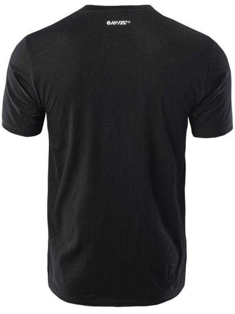 Hi-Tec - Camiseta Rakan Diseño Logotipo de Algodón para Hombre Negro - Kiabi