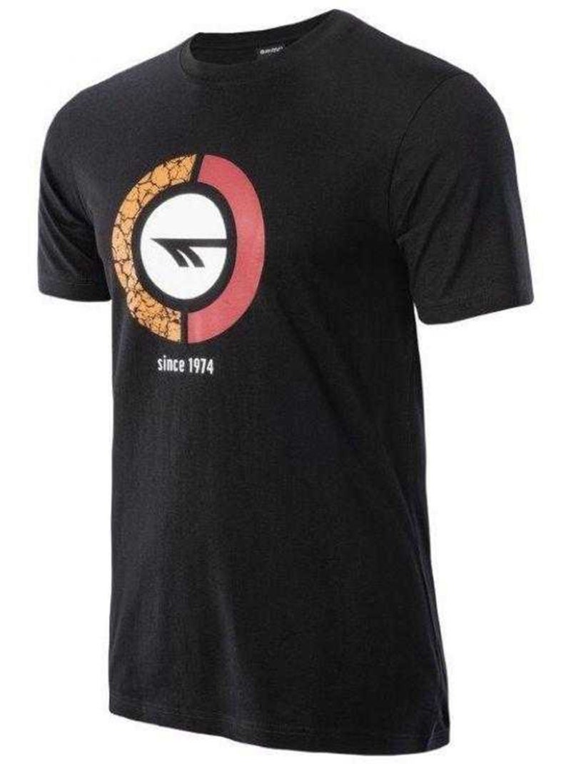 Hi-Tec - Camiseta Rakan Diseño Logotipo de Algodón para Hombre Negro - Kiabi