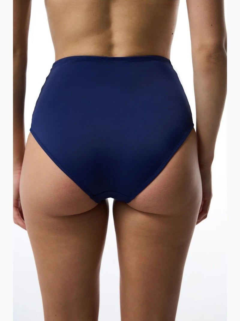 High fashion braguita de bikini de talle alto penti Azul marino - Kiabi