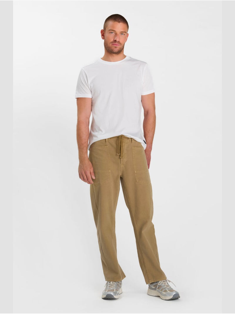 HOBO W pantalones anchos y sueltos Beige - Kiabi