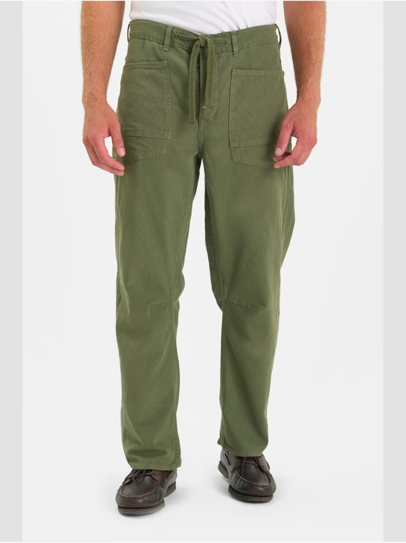 HOBO W pantalones anchos y sueltos Caqui - Kiabi