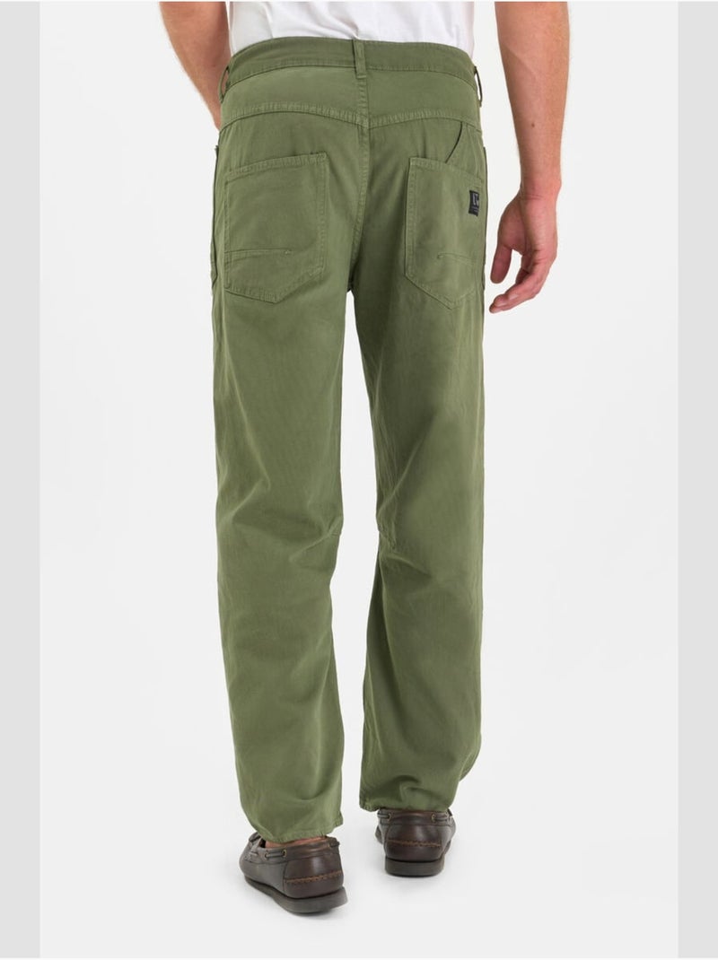 HOBO W pantalones anchos y sueltos Caqui - Kiabi