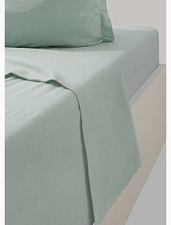 Sábana lisa de franela gruesa de puro algodón. - Afibel
