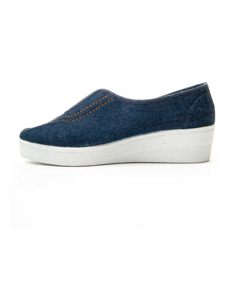 Home Shoes Confortables Lona Northome Azul - Kiabi