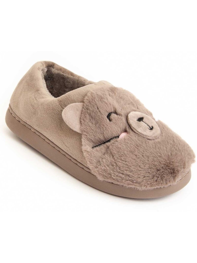 Home Shoes Confortables Sintetico Northome Marrón - Kiabi