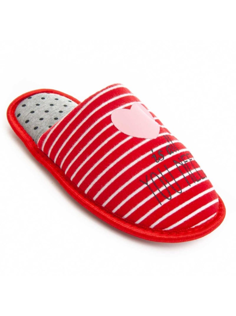 Home Shoes Confortables Sintetico Northome Rojo - Kiabi