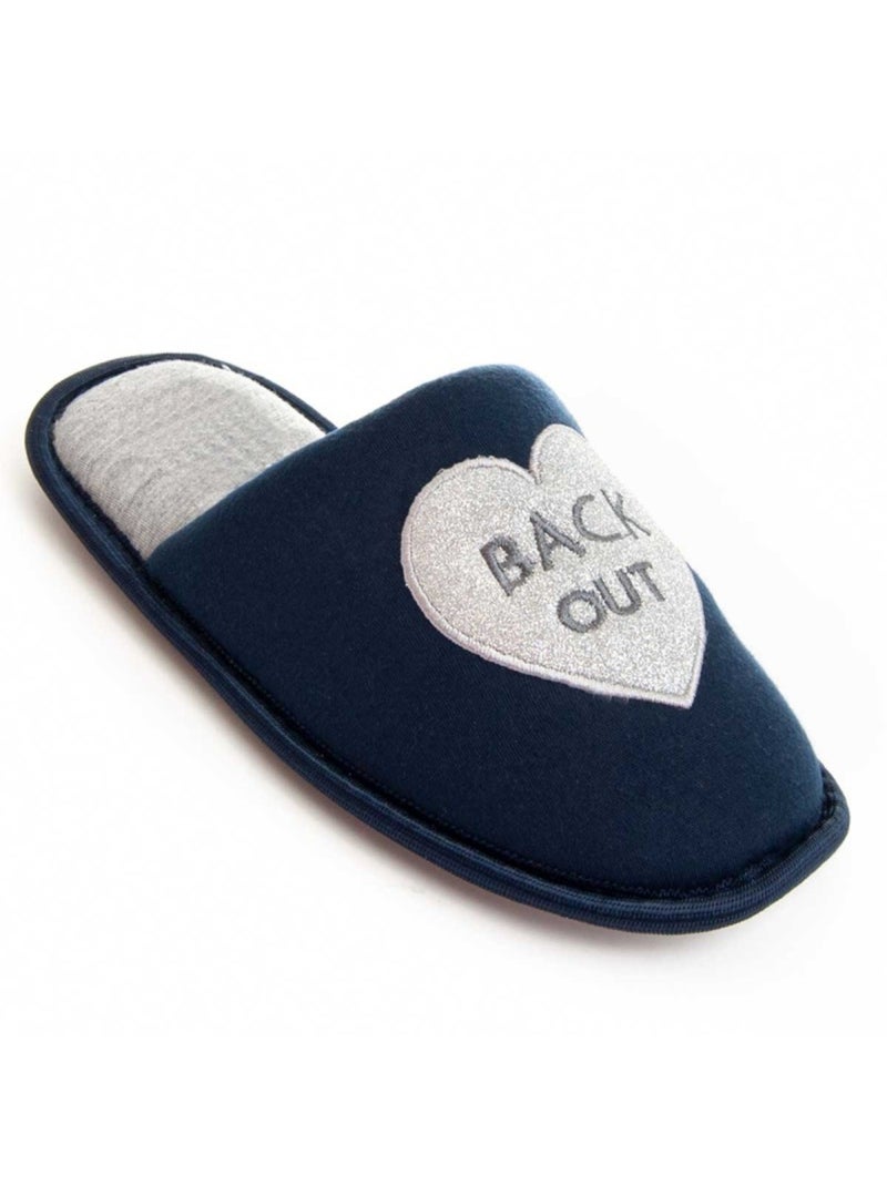 Home Shoes Confortables Terciopelo Montevita Azul - Kiabi