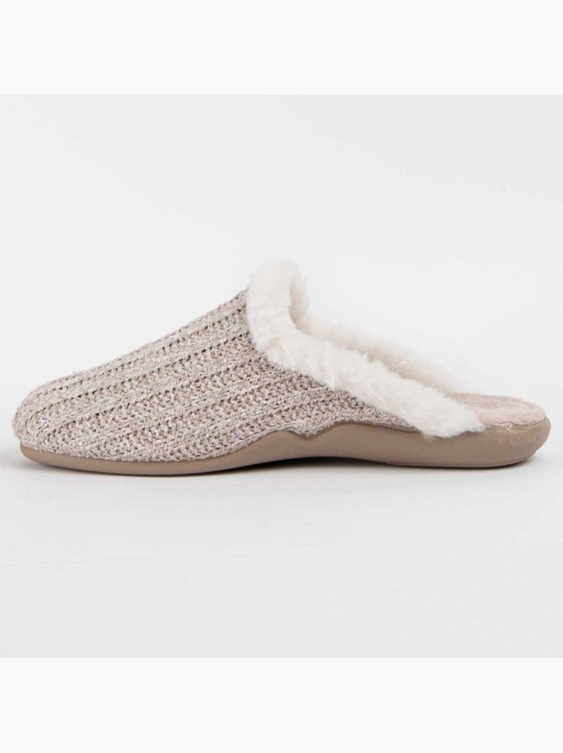 Home Shoes Confortables Terciopelo Montevita Beige - Kiabi