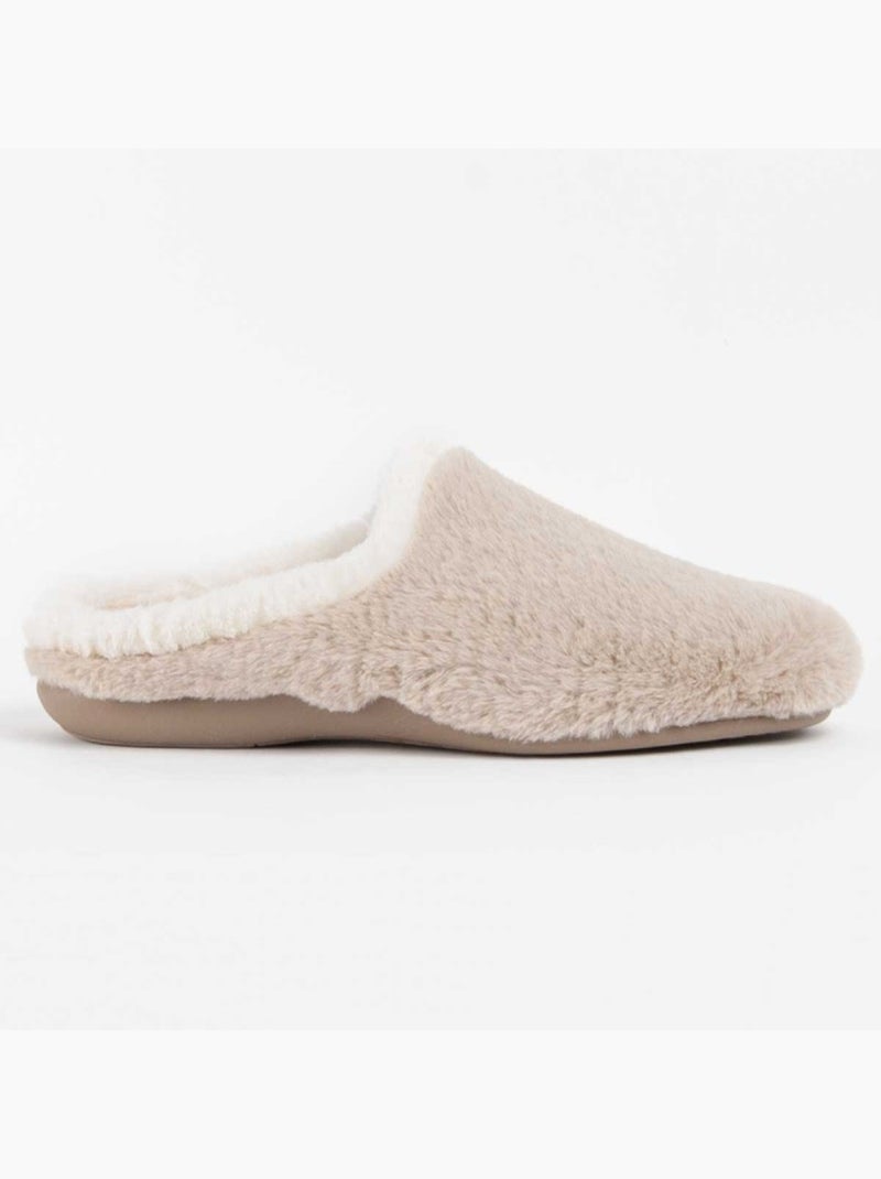 Home Shoes Confortables Terciopelo Montevita Beige - Kiabi