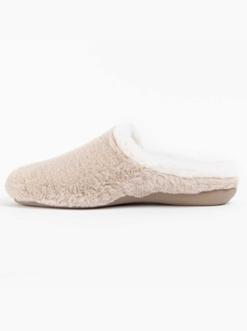 Home Shoes Confortables Terciopelo Montevita Beige - Kiabi