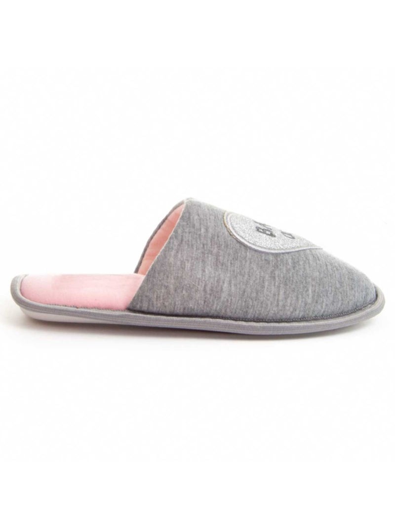 Home Shoes Confortables Terciopelo Montevita Gris - Kiabi