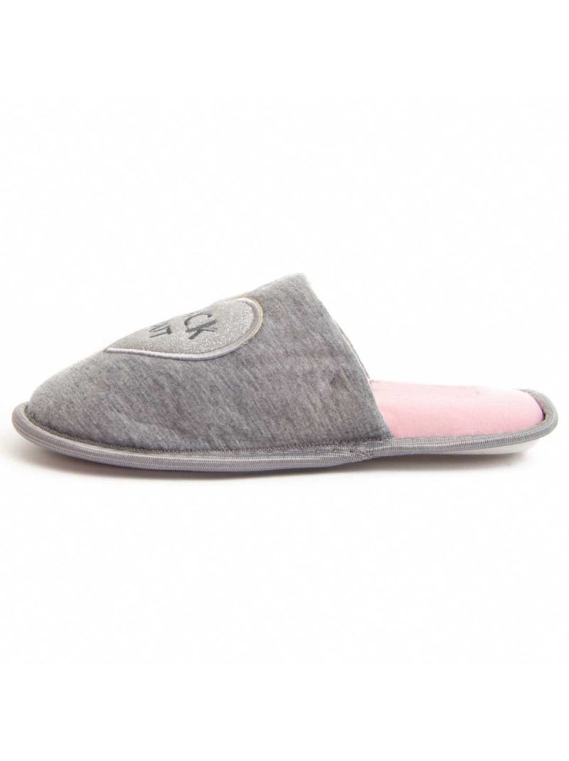 Home Shoes Confortables Terciopelo Montevita Gris - Kiabi