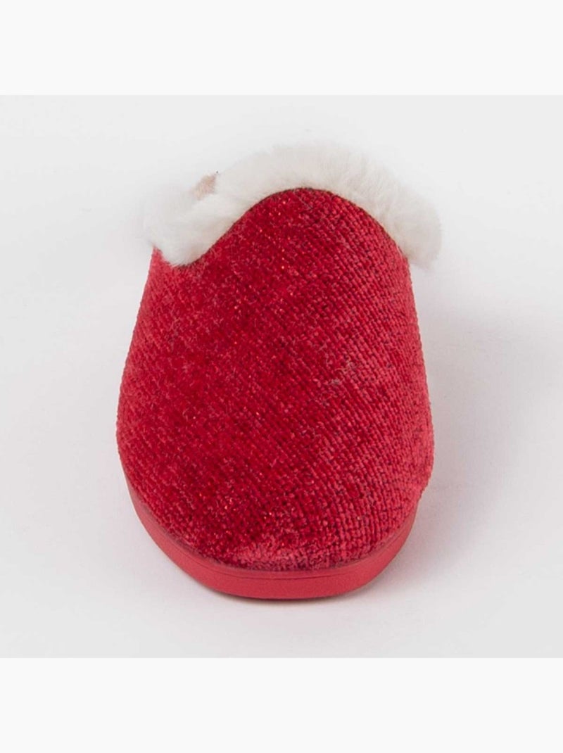 Home Shoes Confortables Terciopelo Montevita Rojo - Kiabi