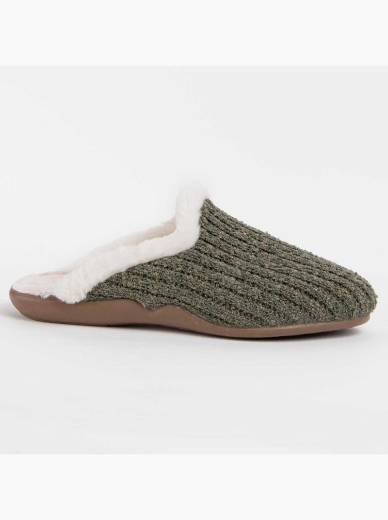 Home Shoes Confortables Terciopelo Montevita Verde - Kiabi