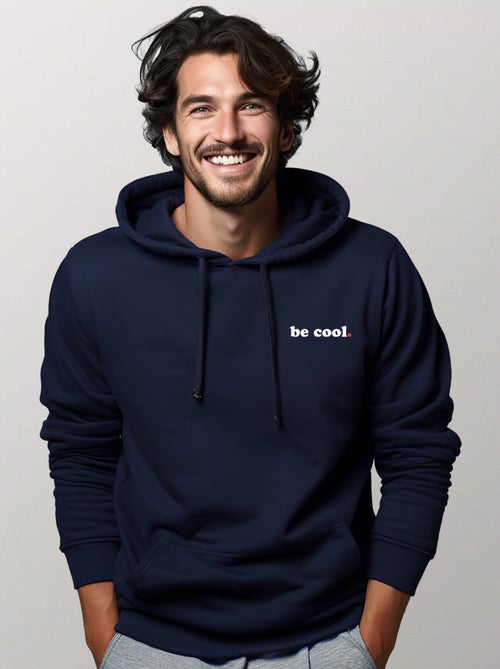 Hoodie Hombre - BE COOL CŒUR - Kiabi
