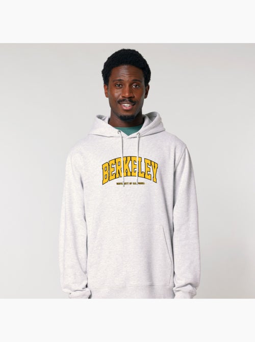 Hoodie Hombre - BERKELEY UNIVERSITY YELLOW - Kiabi Hoodie Hombre - BERKELEY UNIVERSITY YELLOW - Kiabi