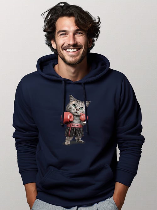 Hoodie Hombre - BOXING CAT - Kiabi