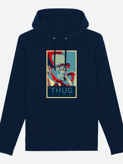 Hoodie Hombre - CHIRAC THUG LIFE - Kiabi Hoodie Hombre - CHIRAC THUG LIFE - Kiabi