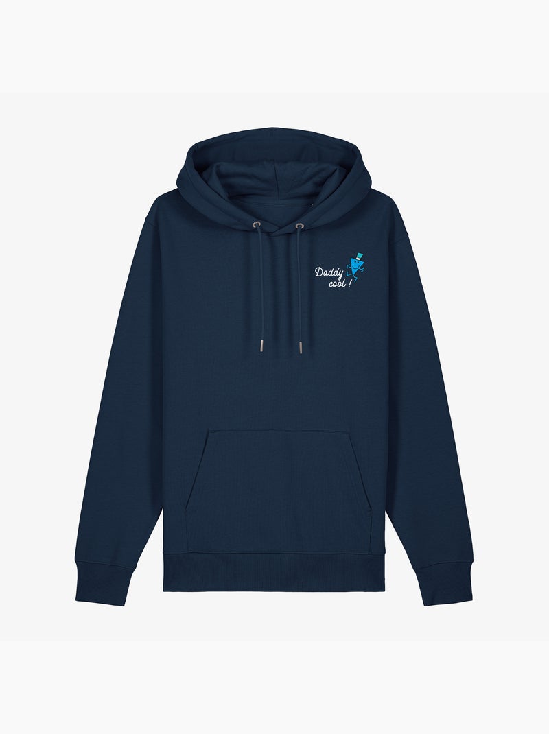 Hoodie Hombre - DADDY COOL COEUR Azul marino - Kiabi