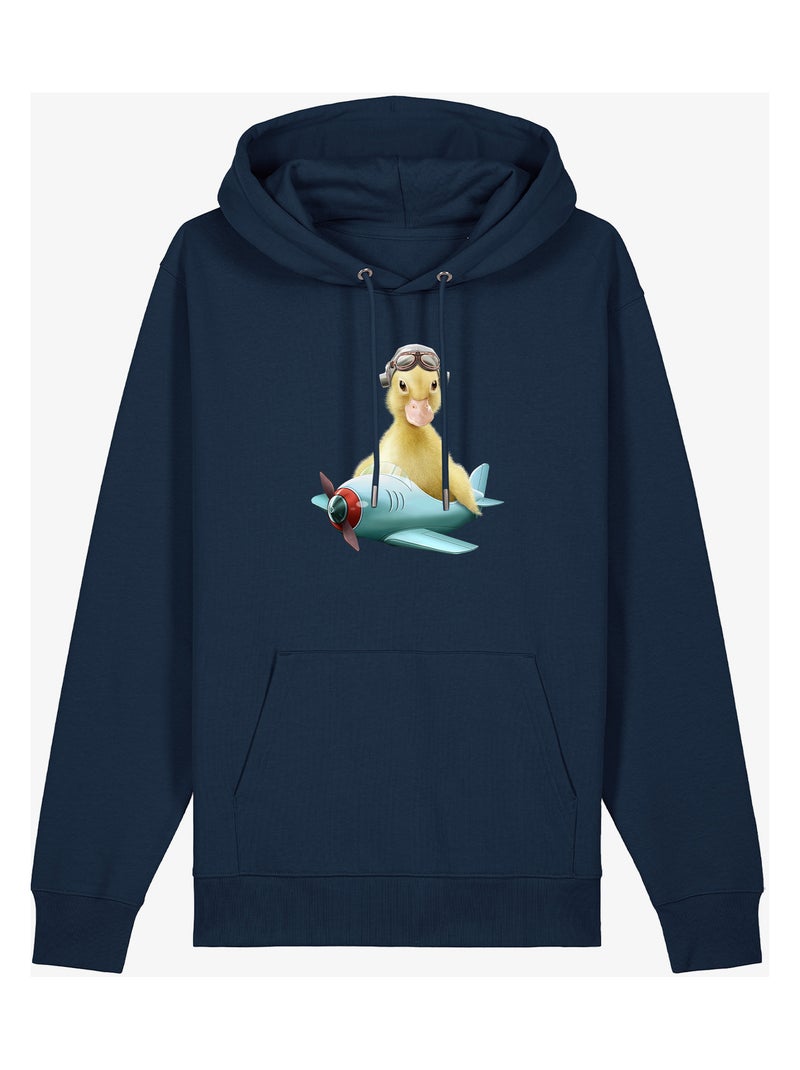 Hoodie Hombre - DUCK PILOT Azul marino - Kiabi