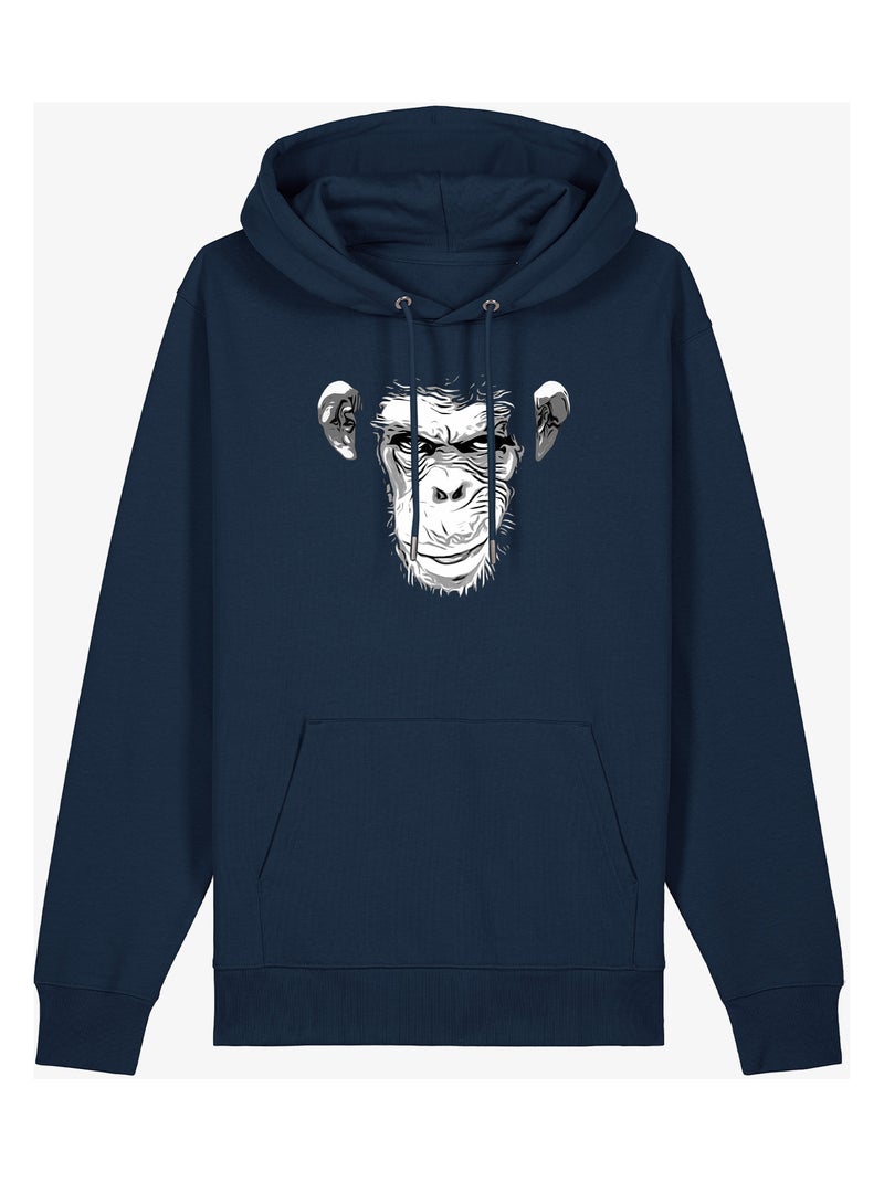Hoodie Hombre - EVIL MONKEY Azul marino - Kiabi
