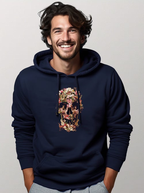 Hoodie Hombre - JUNGLE SKULL - Kiabi Hoodie Hombre - JUNGLE SKULL - Kiabi