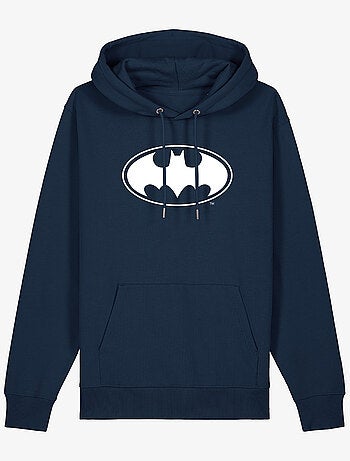 Hoodie Hombre - LOGO BATMAN WHITE
