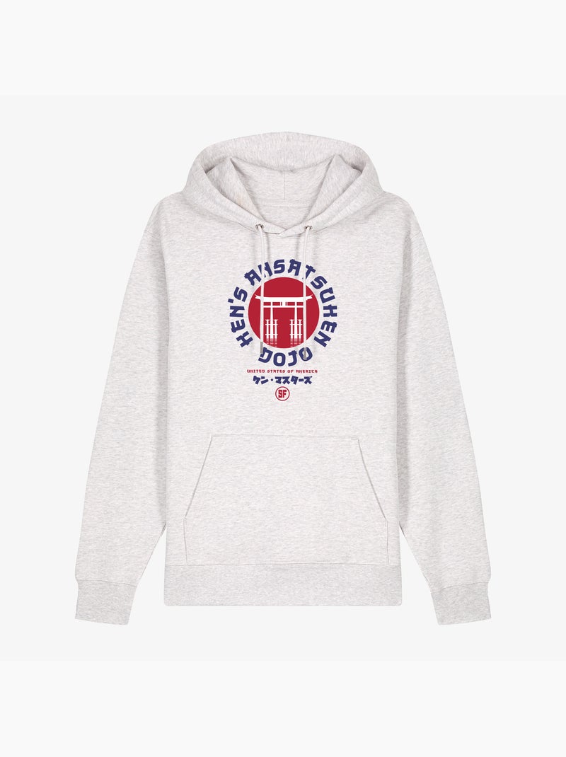 Hoodie Hombre - UNITED STATES OF AMERICA STREET FIGHTER Blanco - Kiabi