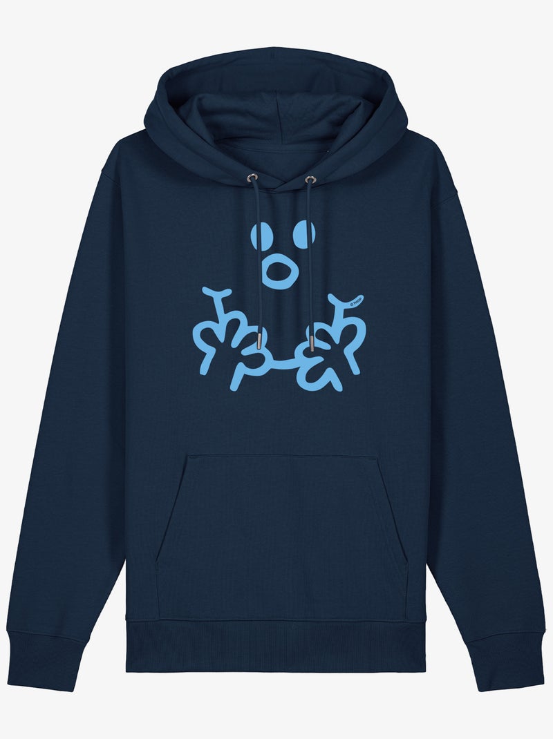 Hoodie Hombre - VISAGE MONSIEUR Azul marino - Kiabi