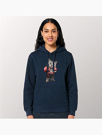Hoodie Mujer - BOXING CAT