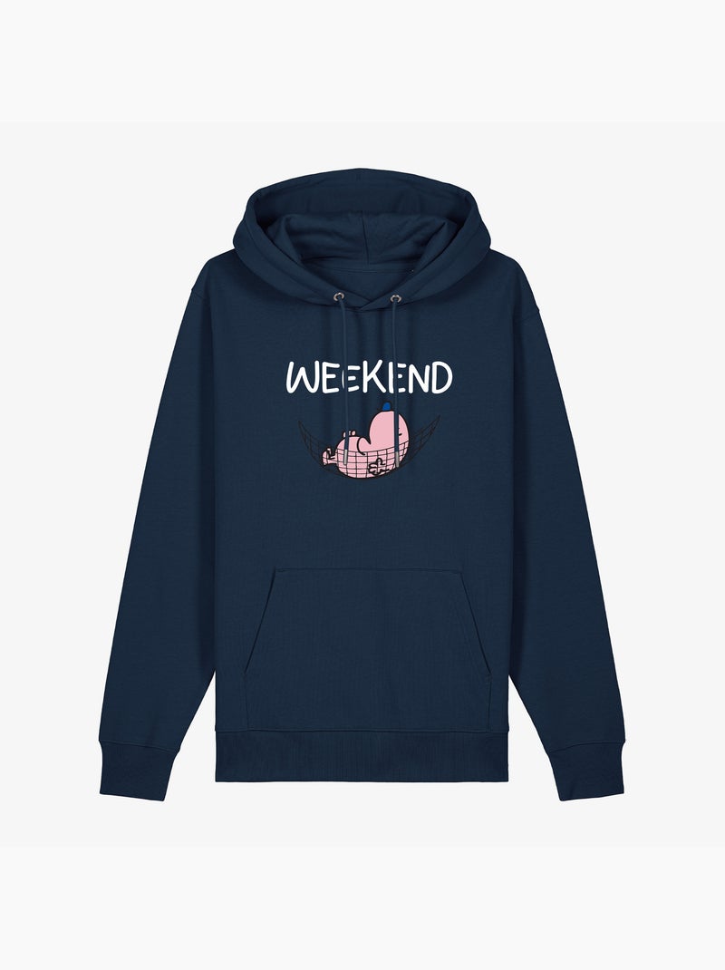 Hoodie Mujer - WEEKEND Azul marino - Kiabi