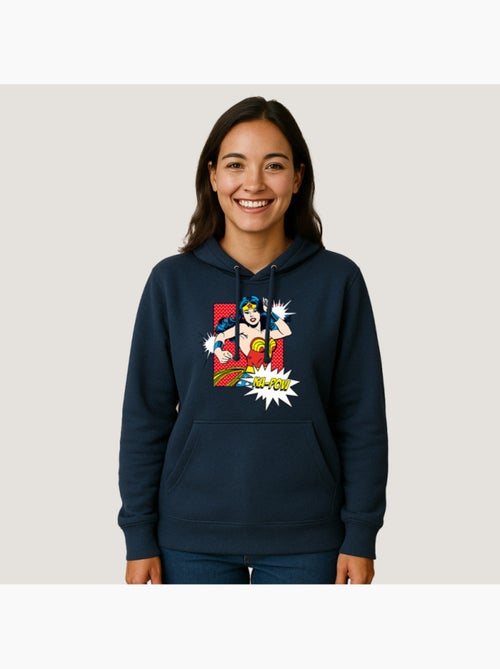 Hoodie Mujer - WONDER WOMAN KA POW - Kiabi Hoodie Mujer - WONDER WOMAN KA POW - Kiabi