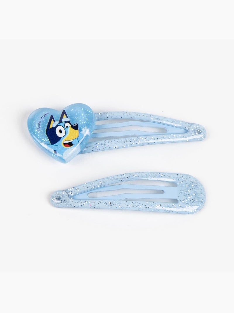 Horquillas con purpurina niño Bluey & Bingo: lote de 4 Multicolor - Kiabi