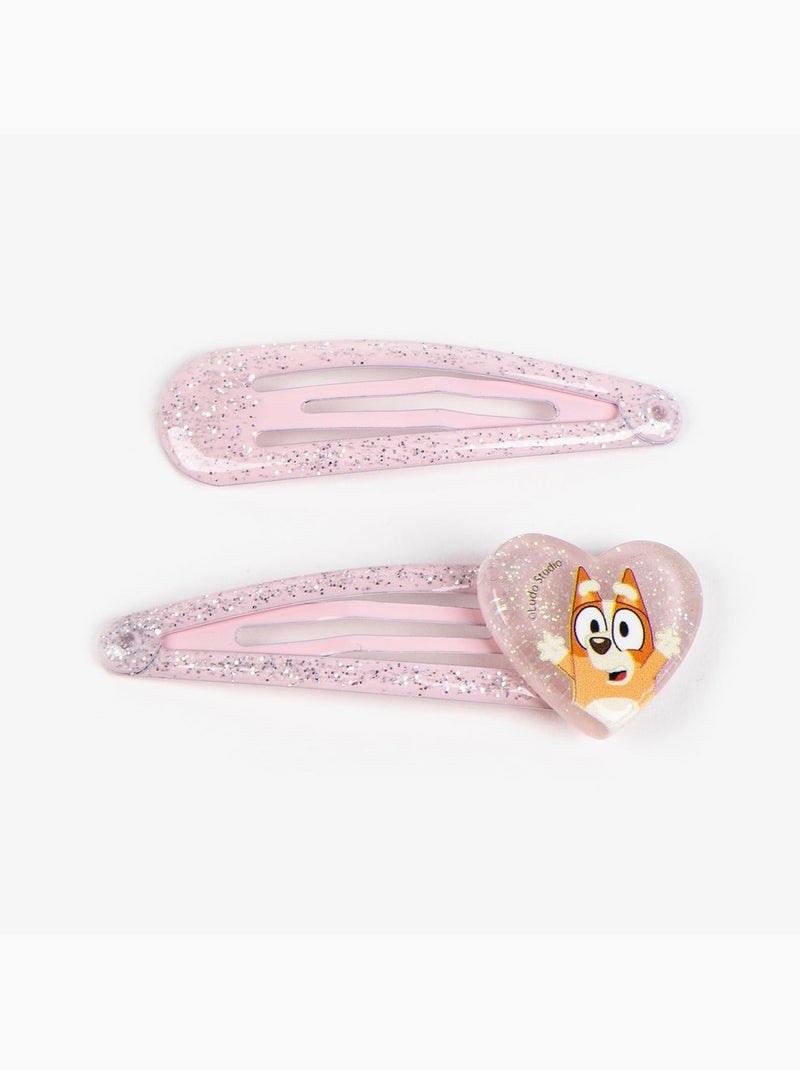 Horquillas con purpurina niño Bluey & Bingo: lote de 4 Multicolor - Kiabi