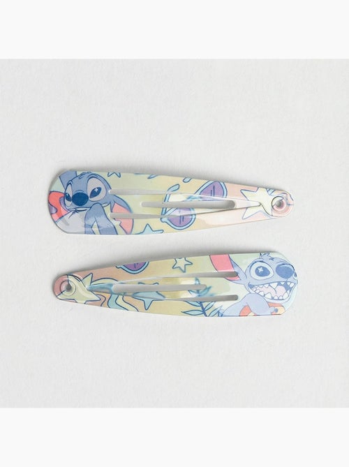 Horquillas de metal antideslizantes niño Stitch multicolores: lote de 6 - Kiabi