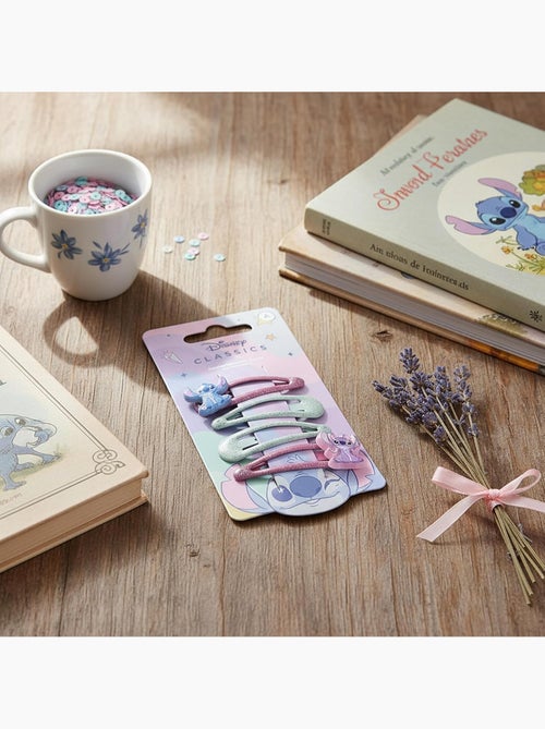 Horquillas para el cabello infantil multicolores Stitch : lote de 4 horquillas - Kiabi