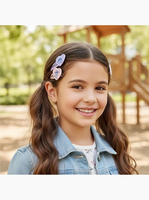 Horquillas para el cabello infantil Stitch: 4 horquillas + 1 coletero - Kiabi