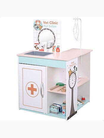 Hospital de juguete madera 3 en 1 woomax